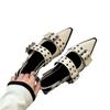 Women Flat with Shoes 2024 Designer Luxury Buckle Fashion Ladies Flats Shoes Slingback Pointed Toe Casual Female Sandals Mules