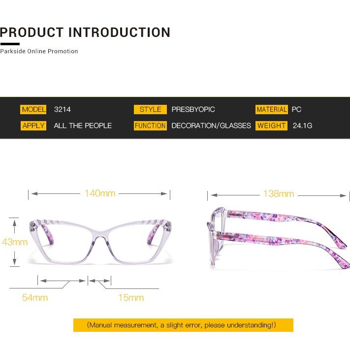 Очки для чтения «кошачий глаз», очки для борьбы с пресбиопией и защитой от синего света, роскошный дизайн, очки для чтения и дальнозоркости с помощью компьютера +1,0 +1,5 +2,0 +2,5 +3,0 +3,5 +4,0