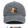 Outdoor Sports Style Teddy Bear Print Baseball Cap Breathable Adjustable Duckbill Hat AllSeason MultiFunctional Outdoor Hat