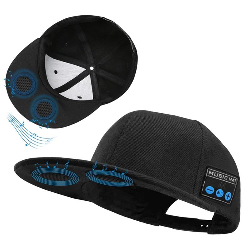 Бейсбольная кепка с беспроводной Bluetooth-гарнитурой, с динамиком, бейсбольная кепка для музыки на открытом воздухе, гарнитура с микрофоном, наушники громкой связи, для занятий спортом