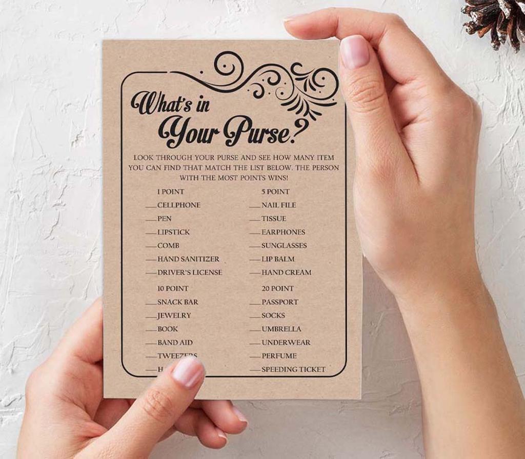 Inkdotpot Игры для девичника, набор из 4 штук(50 листов каждый) w Miss to Mrs Gold Banner Fill in Style Kraft Fun Набор игр для девичника