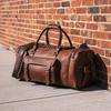 Кожаная спортивная сумка Кожаная дорожная сумка для багажа Сумка для выходного дня, семейная праздничная сумка