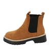 2025 Autumn and Winter New Foreign Trade Women's Martin Boots Large Size Round Head Thick Sole Thick Heel Suede Medium Boots