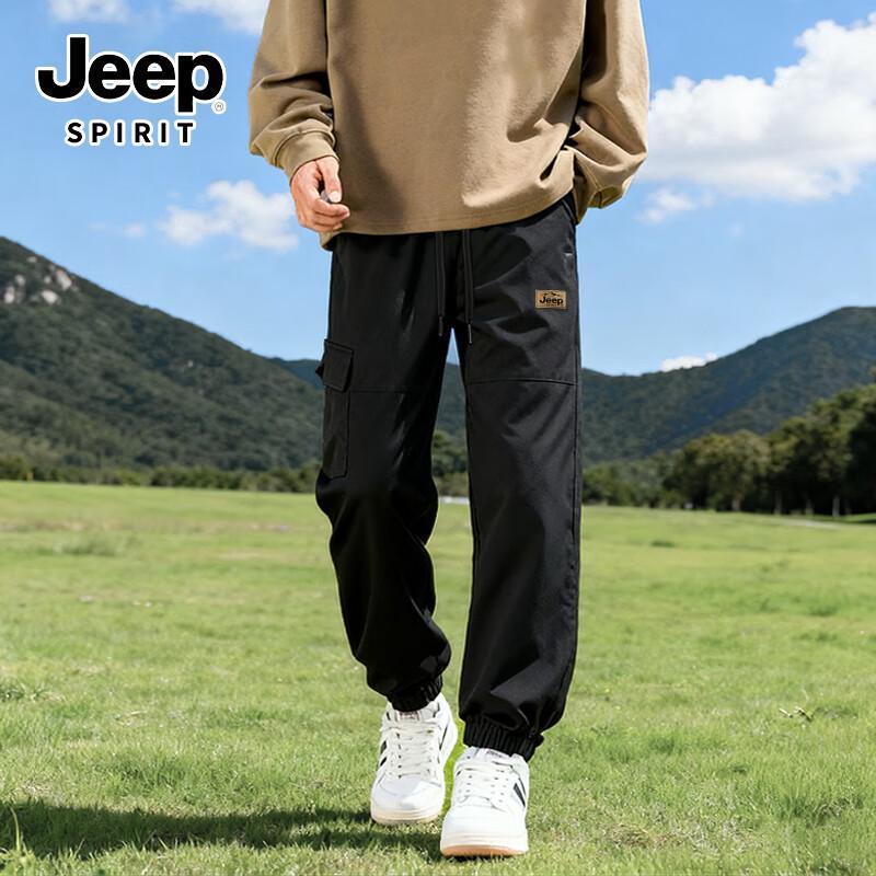 Мужские джоггеры-карго JEEP SPIRIT 2025 Осень Свободный крой