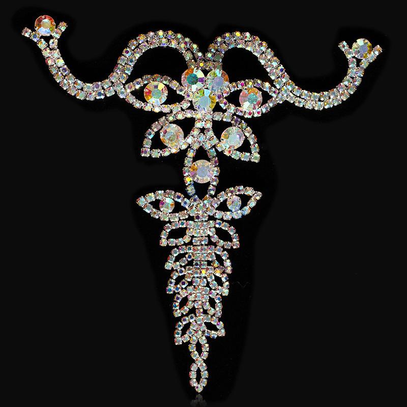 Золотая основа с серебряным основанием, стеклянная капля воды, овальный конский глаз, корсаж, брошь, пряжка, аксессуары для одежды своими руками