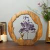 Amethyst Crystal Tree with Reindeer | Handcrafted Feng Shui Gemstone Bonsai Tree | Chakra |Handmade Home Decor Items