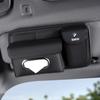 Car Sun Visor Tissue Box Leather Tissue Storage Bag Wallet For BMW G30 G20 F30 F10 E90 E46 E60 E39 Car Accessories Kleenex Case FCT7
