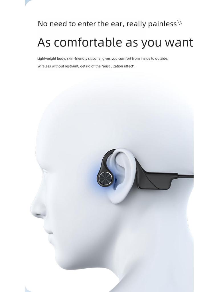 Спортивная гарнитура Bluetooth с костной проводимостью DG06 — беспроводная, не вставная, идеально подходит для подарков