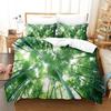 Комплект пододеяльников Natural Landscape Blue Sky Lawn Flower Double Queen King Size 2/3 шт. Полиэстеровое одеяло для детей, подростков и взрослых
