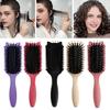 Cat Ear Curl Defining Brush Scalp Massage Reduces Frizz Anti-static Hair Comb Portable Men Women Hair Volumizing Detangling Bristles Brush