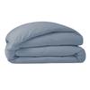 Housse de couette percale de coton peigné "Julian" toutes dimensions Coton Pur - 260x240 - Julian Blue Jean