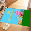 Pocoyo Customizable Name Carpet Suitable for Outdoor Dormitory Entryway Hallway Anti-slip Rug Decorate Offices Gift for Festivals