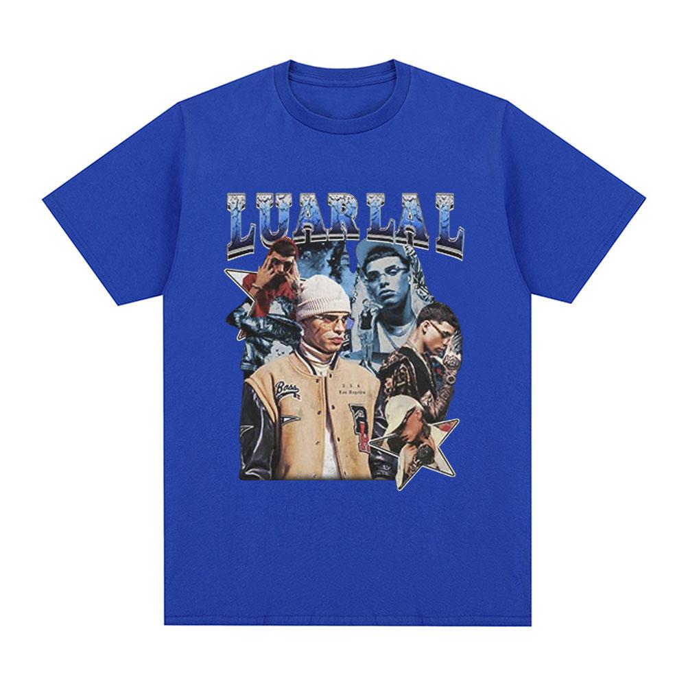 Rapper Luar La L L3TRA Graphic T Shirts Men's Fashion Vintage Short Sleeve T-shirts Cotton Casual Oversized T-shirt Streetwear