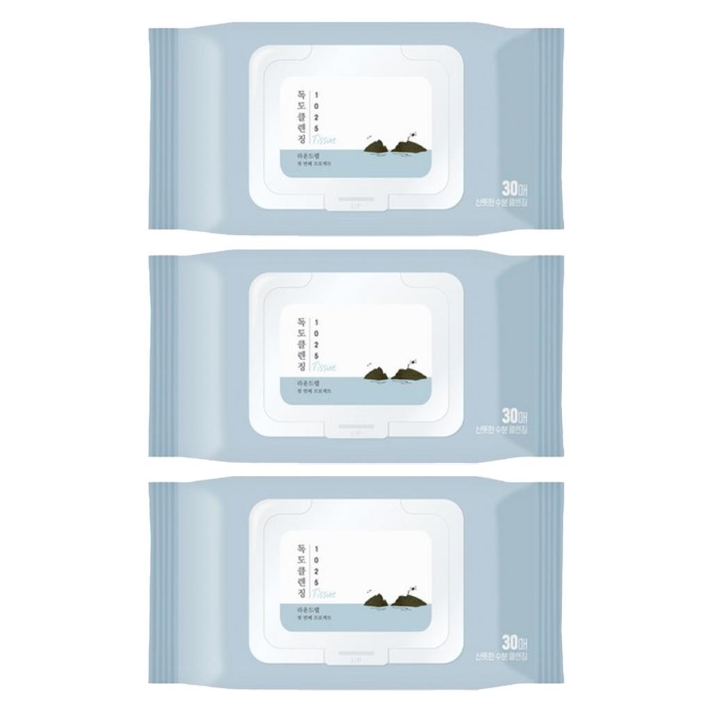 ROUND LAB 1025 Очищающая салфетка Dokdo, 30 шт. (3 варианта)