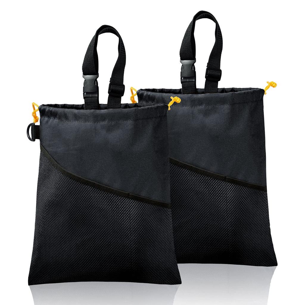 GNEGNI 2PCS Car Garbage Can, Hanging Car Trash Bag With Waterproof Leakproof Lining