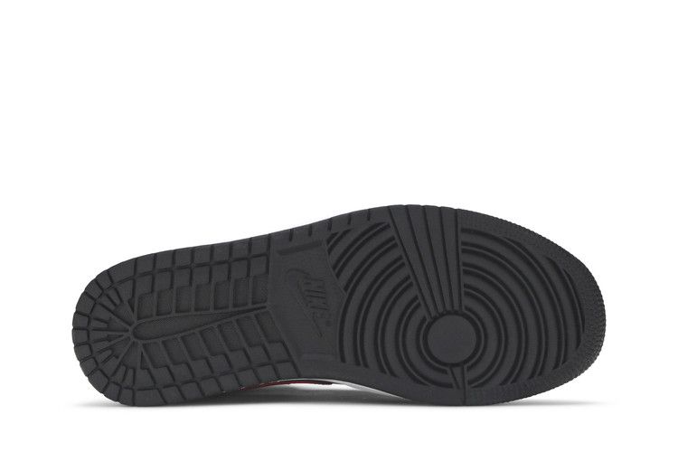Women's Sneakers Nike Jordan 1 Mid Black Siren Red (Women's) Black/Siren Red-White