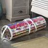 Gift Wrap Roll Bag Clear Wrapping Paper Storage Bag Holiday Wrap Organizer Tote with Handles