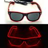 Светодиодные очки Светящиеся очки Светящиеся солнцезащитные очки Мигающий свет Стеклянные принадлежности для вечеринок Макияж Танцы Реквизит для фотосъемки