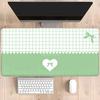 Cartoon Cute Pink Bow Mouse Pad Large Gaming Keyboard Playmat Nonslip Base Rubber Mousepad Hd Printing Overlock Office Desk Mat