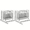 No-Drill Kitchen Cutlery Holder Wall Mounted Stainless Steel Space-Saving Sturdy Utensil Organizer for Apartment Rental