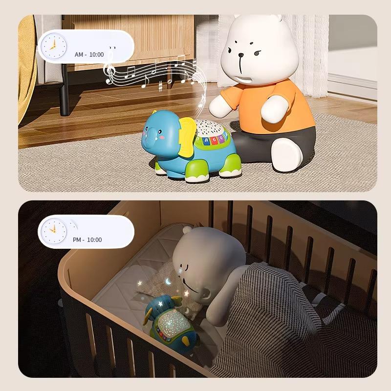 Toddler Learning To Climb Toy 1PCS Elephant Guide Infant To Learn To Climb Electric Remote Control Acousto-optic Electronics