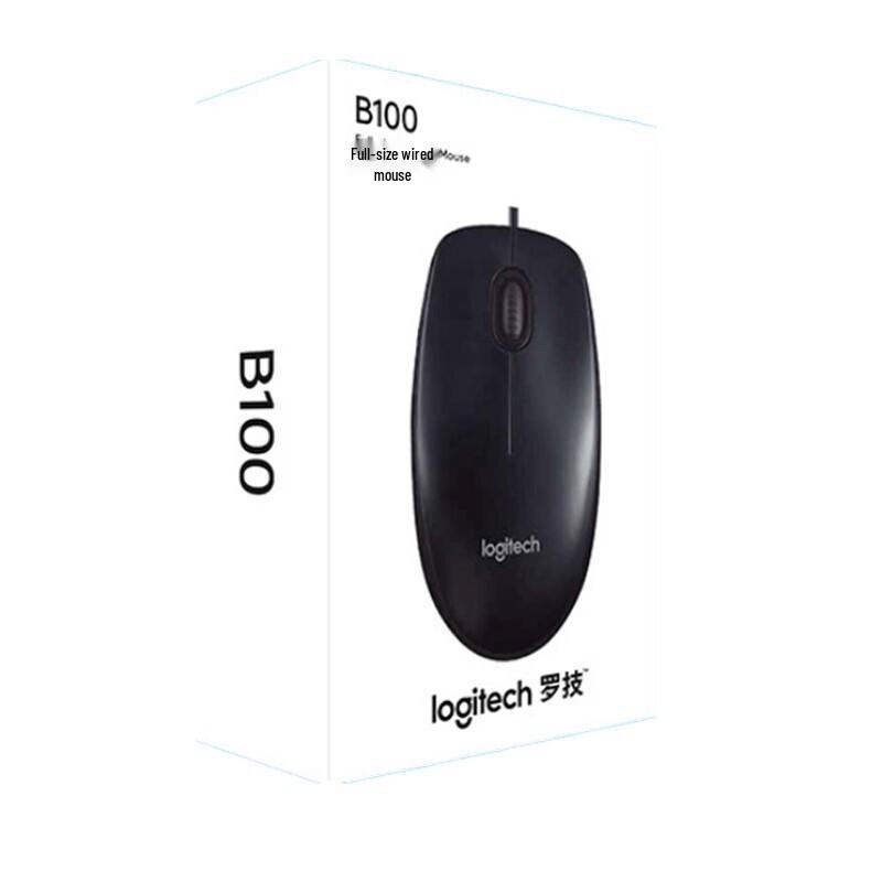 Logitech Проводная оптическая мышь B100