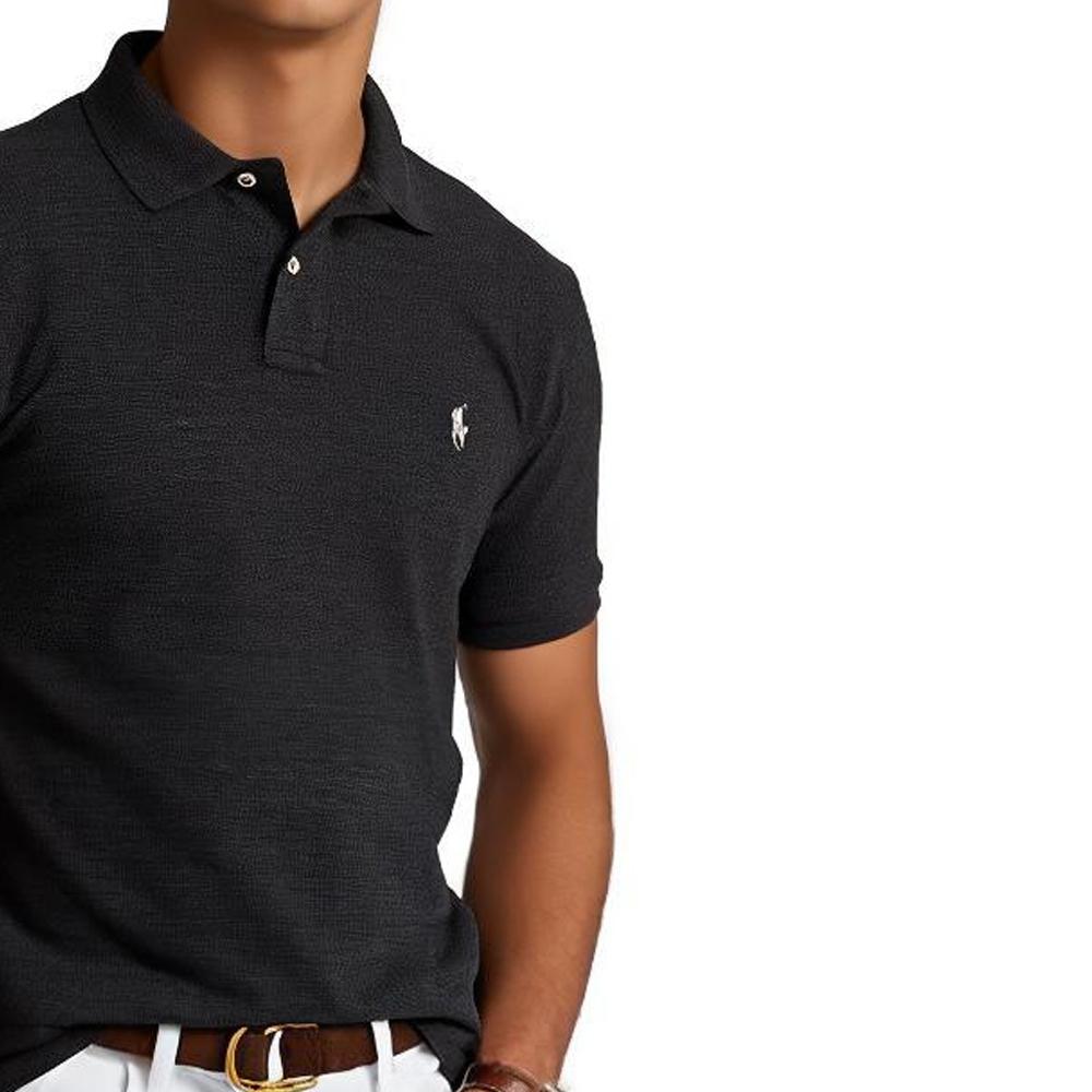 Polo Ralph Lauren SS23 Polo Shirt Men's Black Gray 710794275-058