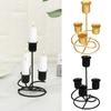 Decoration Candlesticks Wrought Iron Candelabra Candle Holders Metal Candle Stands Modern Style