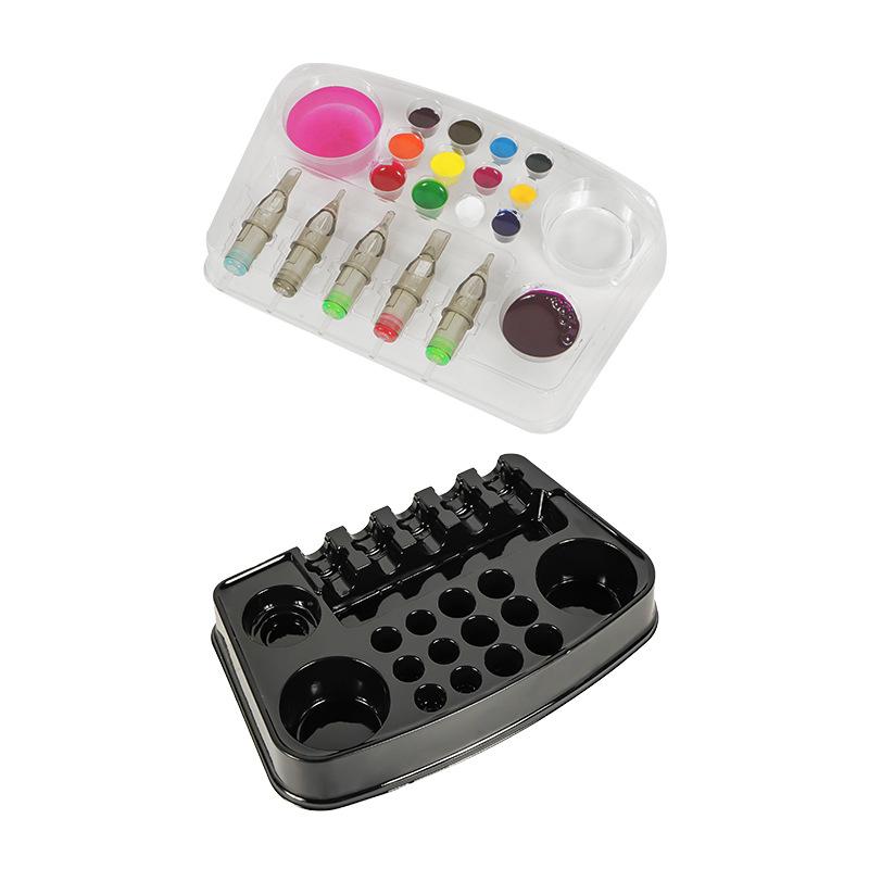 Палитры для тату-чернил - 12 одноразовых палитр для микроблейдинга и краски