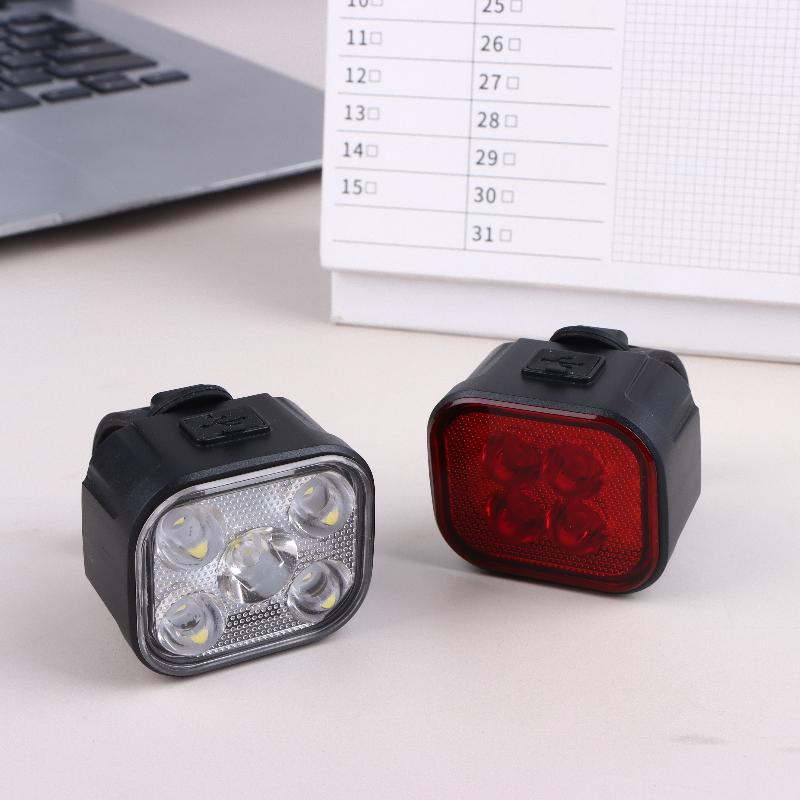 Powerful 400 Lumen Bike Headlight Type-C Charging Waterproof LED Front Lamp for Road and Trail Cycling