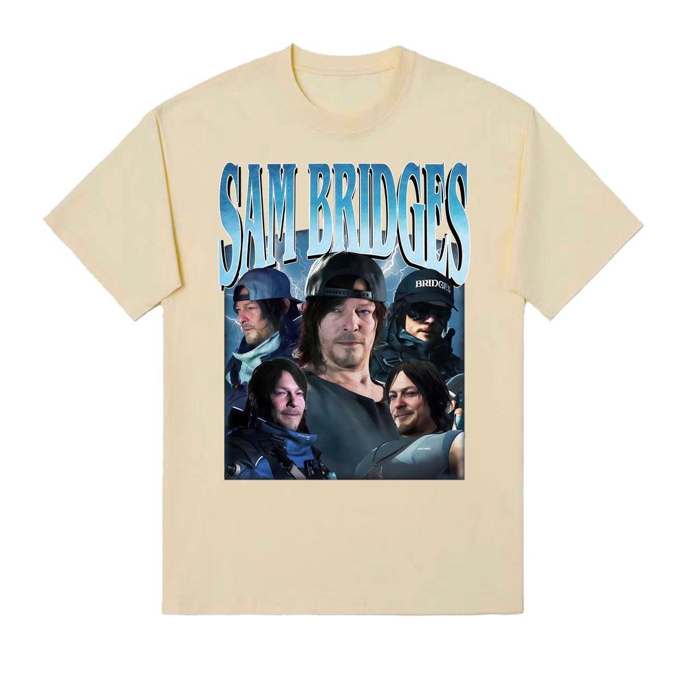 Sam Bridges Porter Vintage 90s Graphic Tshirts for Unisex Fashion Hip Hop Streetwear T Shirt Unisex Casual Cotton Oversized Tshirt