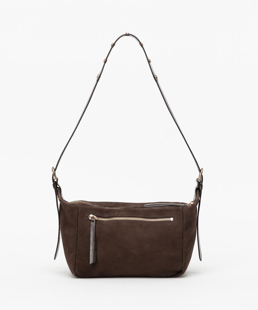 Jina In Ny Lucy Sling Cross [Brown Real Suede]