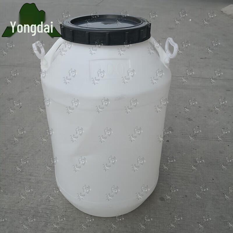 Пластиковая круглая бочка для хранения Yongdai 75 л с крышкой