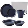 Набор посуды TAMAKI Edge Line на одного включает 350 мл 300 мл маленькую и 700 мл для карри пасты для жизни, синий, кружка, миска и тарелка, T-930229
