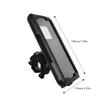 Waterproof Motorcycle Phone Mount, 360° Adjustable Bike Handlebar Holder for Smartphones with Anti-Shock for Navigation
