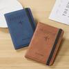 Cross-Border PU Leather RFID Travel Wallet & Passport Holder