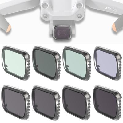 JSR KS 8 в 1 UV + CPL + ND8 + ND16 + ND32 + ND64 + STAR + NIGHT Фильтр объектива для DJI Air 2S, алюминиевая рамка