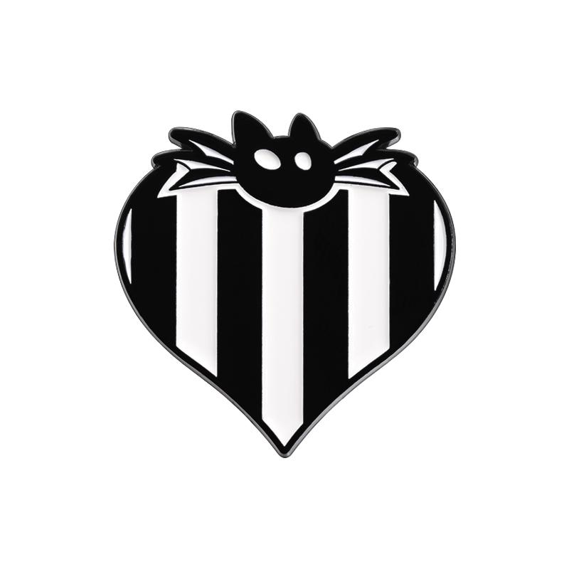 Панк Готика Сердце Эмалевые Значки На Заказ Красочные Сердечки Нашивки Броши Значки на Лацкан Ювелирные Изделия Подарок для Друзей