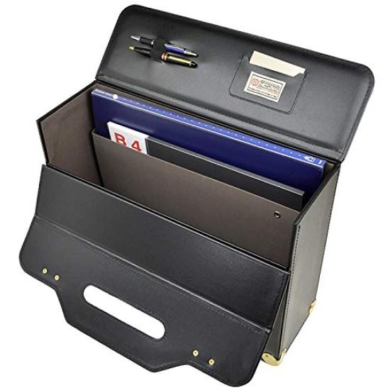 Toyooka Craftsmanship Domestic Flight Case Business Bag Case Business Pilot Case B4 A3 File Horizontal 46cm Original Luxury Shearling Gloves [Hirano