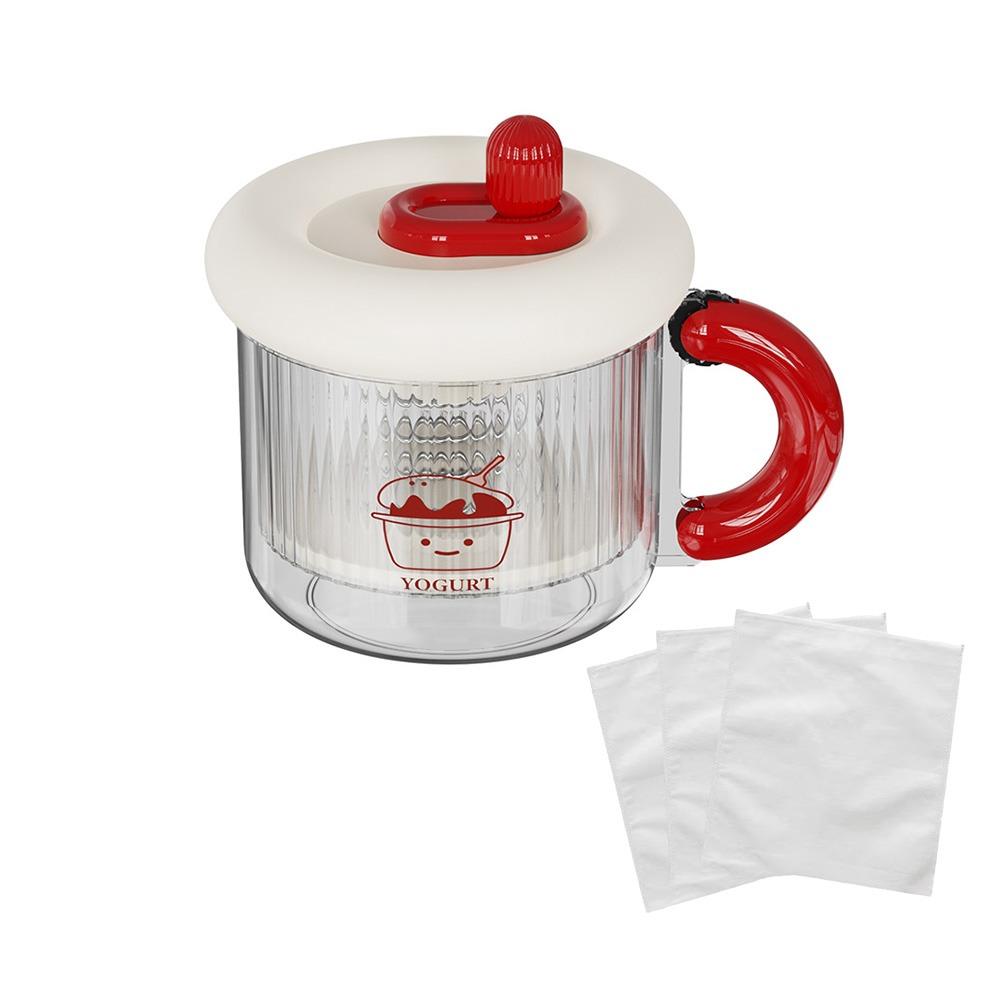 Многоразовый греческий йогуртный фильтр Мелкое сито Сепаратор сыворотки Густой йогуртмейкер Домашний йогурт