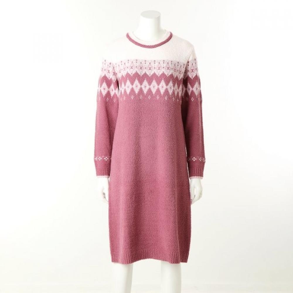 Venus Jacquard Sweater Homewear Dress Vevw103l