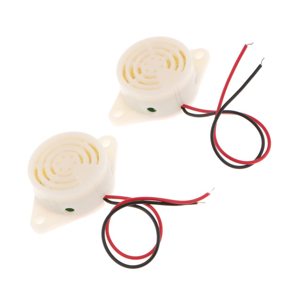 2PCS SFM27 DC 324V 95DB Intermittent Beep Alarm Electronic Buzzer Sounder