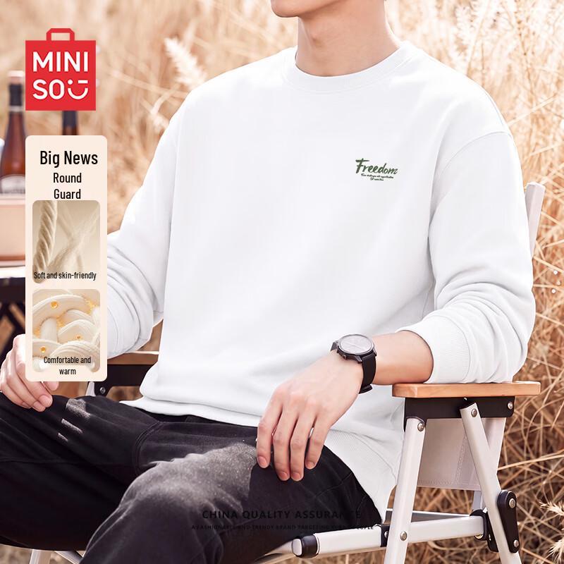 MINISO Men's American Style Z Series Crewneck Sweatshirt