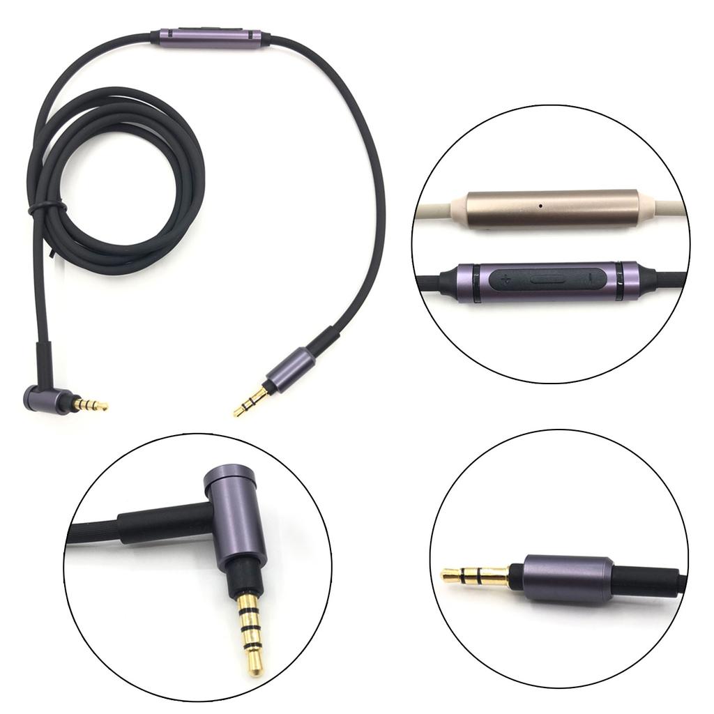 3,5-мм аудиокабель для наушников для MDR-1A MDR-1ABT MDR-1ADAC MDR-1AM2 MDR-H600A Замена аудиокабеля для контроллера