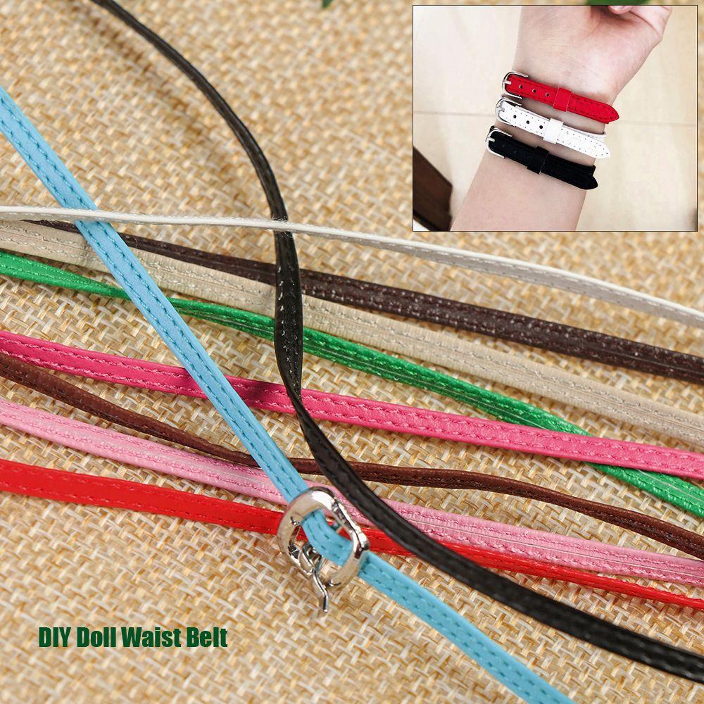 DIY Width 3/5mm Kids Educational Toys Clothes Accessories Doll Waist Belts Handmade Belt Material