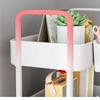 Mobile Storage Rack Trolley Household Kitchen Multifunctional Cart with Wheels Rack Bedroom Multi-Layer Storage Home Accessories