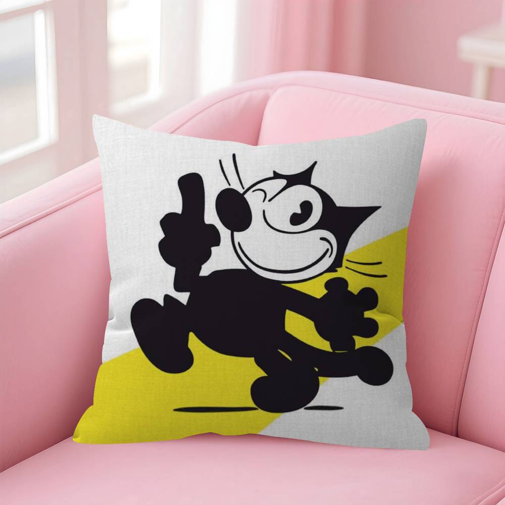 Movie FFelix CLASSIC the Cat Cushion Cover Pillowcase Upholstery Sofa Throw Pillow Home Decor Pillowcas