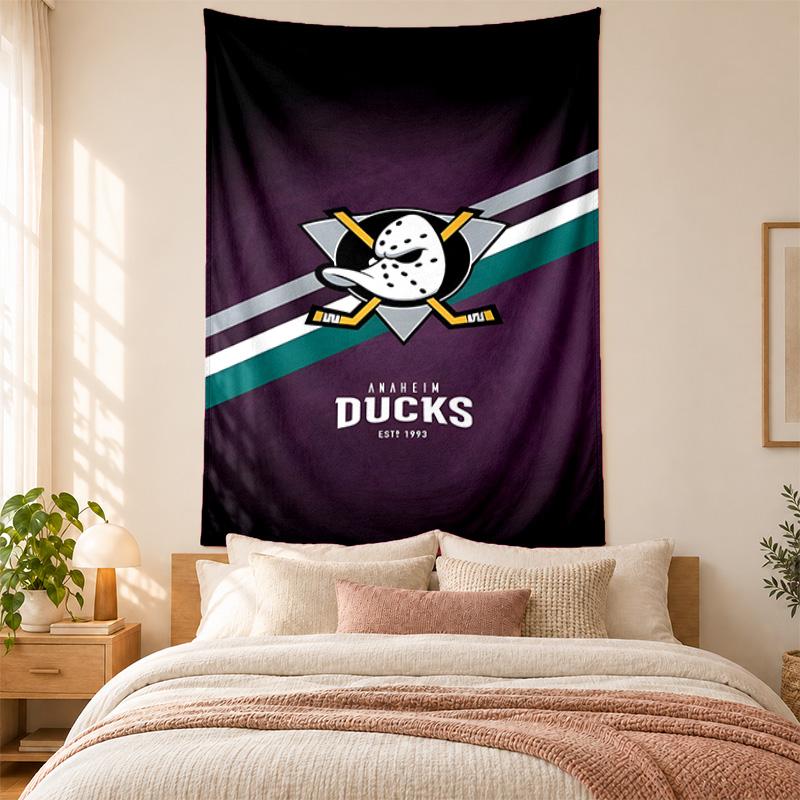 Anaheim Ducks Tapestry highquality for decorating living room bedroom dorm walls ideal as bedroom wallart orholiday gift