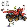 LEGO NINJAGO 71869 Le Bounty Terrestre - Jouet Ninja 3-en-1 des 9 ans pour Garçon ou Fille