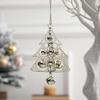 Golden Christmas tree wind chimes Nordic Christmas tree bell pendants shop decoration Christmas decorations store scene layout wind chime small